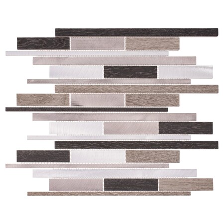 Andova Tiles CHOCOLAT Brick Porcelain Mosaic Wall Tile SAM-ANDCHO313